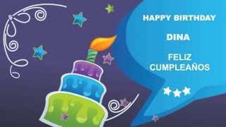 Dina - Card Tarjeta - Happy Birthday