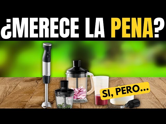 Vídeo relacionado con Moulinex Quickchef, Batidora de mano, Potencia de 1000 W, Cuchillas Powelix, 20 velocidades variables y modo turbo, Incluye picadora 500 ml, vaso medidor 800 ml y varillas, Gris, DD655DES