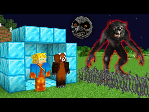 BASE SECRETA 100% SEGURA CONTRA O LOBISOMEM NO MINECRAFT