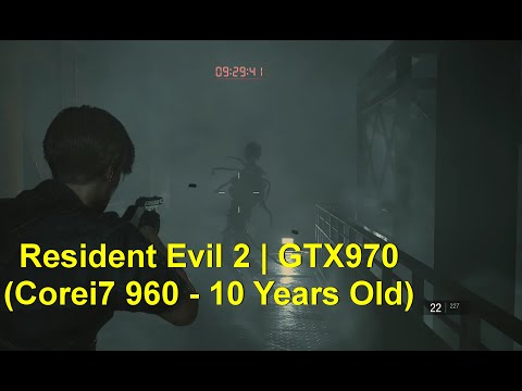 Resident Evil 2 Remake | Core i7 960 - GTX 970  - 1600p Frame Rate Test