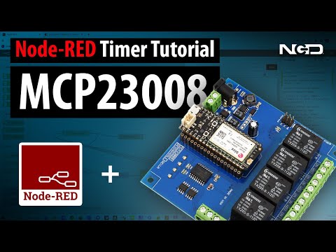 Node Red MCP23008 Timer Tutorial