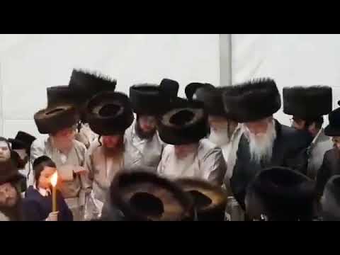 Lelov Rebbe Making Havdalah In Lelov,Poland - Shvat 5779