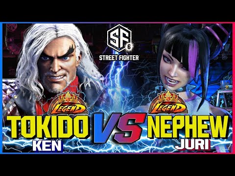 SF6 ▰ TOKIDO (Ken) vs NEPHEW (Juri) ▰ Street Fighter 6 High Level Gameplay