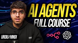 How to Make AI Agents Without Coding Full Course (n8n + OpenAI) -  اردو / हिंदी