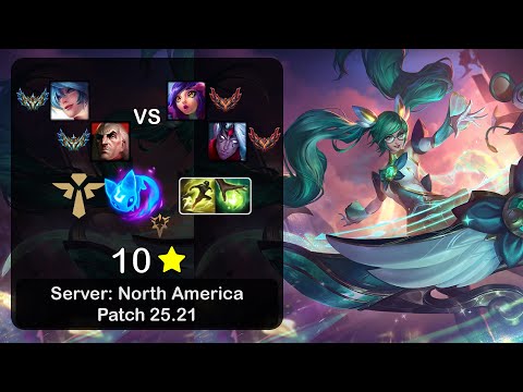 Sona Support + Swain vs Neeko + Varus - NA Challenger - Patch 25.21