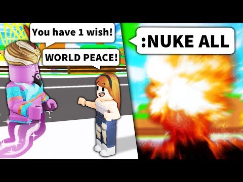 Using Roblox ADMIN to GRANT PEOPLE'S WISHES...