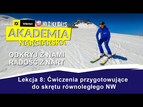 Nauka jazdy na nartach. Lekcja 8: Skręt równoległy  - ćw. przygotowujące do skrętu równoległego NW