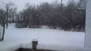 preview picture of video 'Biggest Snow Flakes Ever'