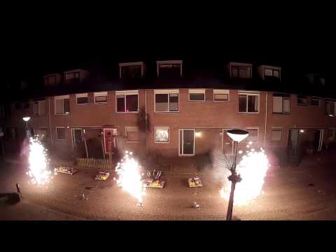 Vuurwerkshow Oud & Nieuw 2014 - 2015 Wateringen