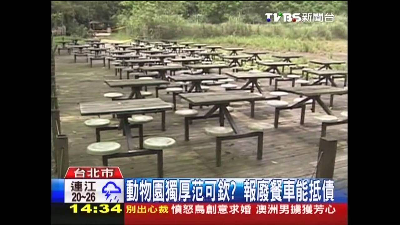 動物園獨厚范可欽? 報廢餐車能抵債
