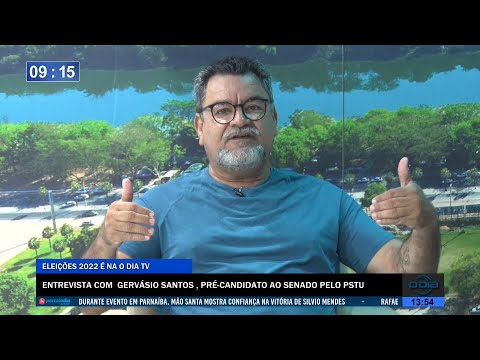 Entrevista com Gervásio Santos, pré-candidato ao Senado pelo PSTU 19 07 2022