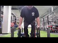 Farmers walk training after ssb squat sets