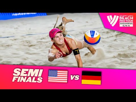 Nuss/Brasher vs. Müller/Tillmann - Semi Final Highlights | Saquarema 2025 #BeachProTour