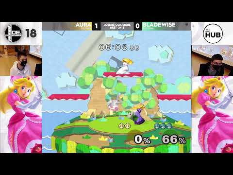 Domino Effect 18 - Aura(Peach) vs Bladewise(Peach) - Losers Quarters