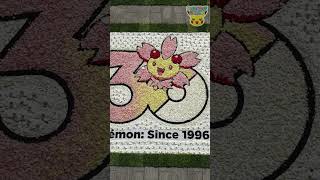 Pokémon Shorts - Making a Giant Pokémon Picture Using Flowers!  - #PokemonFunVideo #PokemonKidsTV​