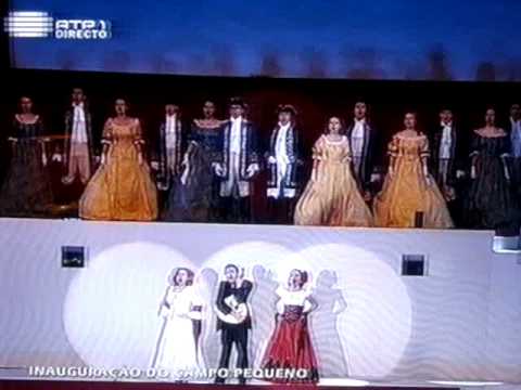 Anabela, Carlos Quintas, Henrique Feist e Wanda Stuart no Campo Pequeno