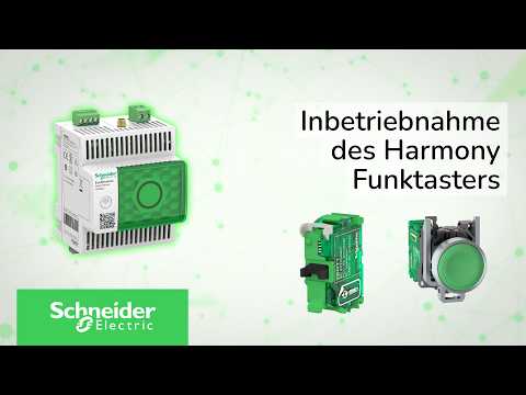 Inbetriebnahme der Harmony Funktaster mit EcoStruxure Panel Server