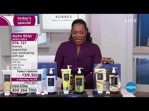 Korres Mediterranean Vanilla Supersize 2piece Gift Set