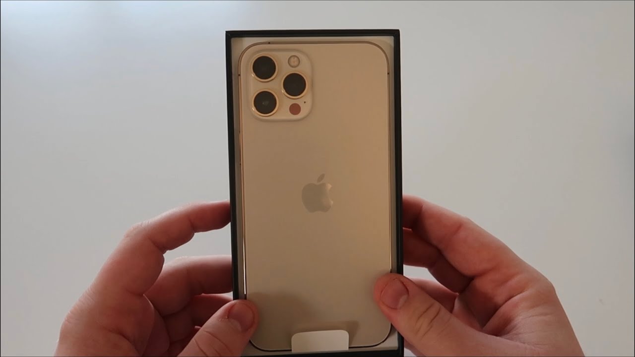 Apple iPhone 12 Pro Max Unboxing 512GB gold