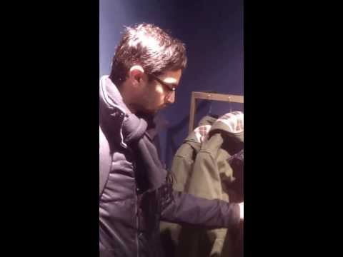 Buying a coat at Marc O' Polo