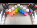 Rainbow Ice Cream Rolls With All 7 Colors The Result Is Incredible ASMR No Talking