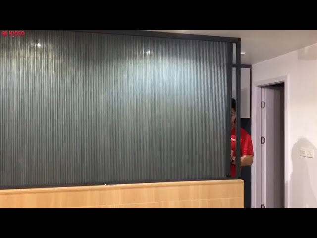 Vách ngăn điều hòa Hệ 32 kéo 1 bên