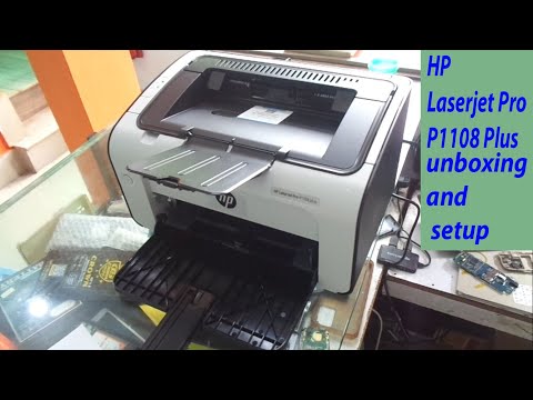 Thumbnail for HP Laserjet Pro P1108 Plus Single Function Wired Laser Printers unboxing and full setup