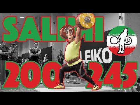 Behdad Salimi Heavy Training (200kg Snatch + 245kg Clean and Jerk) 2017 WWC [4k60]