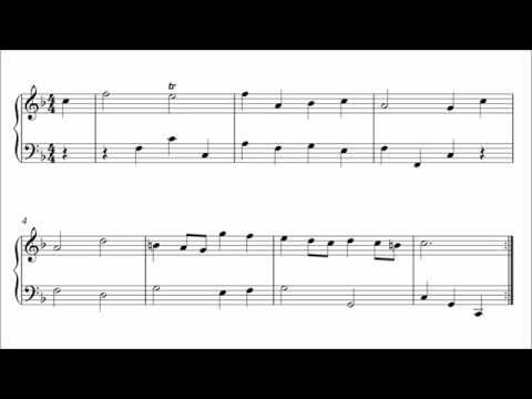 Bach: Untitled in F Major, BWV Anh. 131 (Urtext Edition)