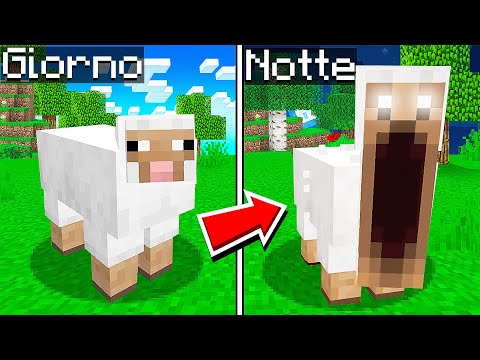 MINECRAFT MA I MOB DIVENTANO PAUROSI ALLE 3 DI NOTTE!