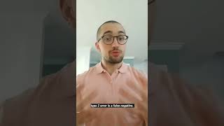 Data science interview question: difference between type 1 and type 2 error