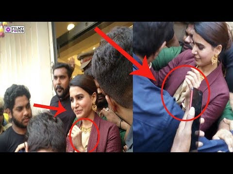 Samantha faced misbehavior of fans in Krishnagiri | Samantha | Filmy Focus - tamil