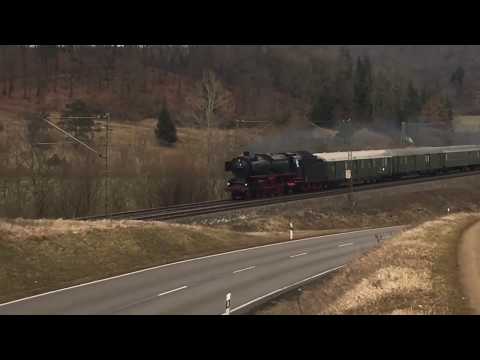 01 150 wird nach der Geislinger Steige von 218 105-5 geschoben :-(