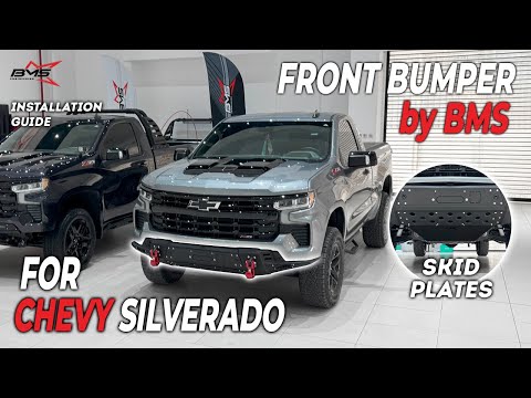 Chevrolet Silverado 2022-2025 Front Bumper BMS URBAN Installation guide