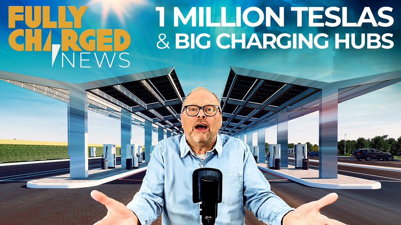 1 million Teslas, Solar new builds, Autonomous e-flight & EV service stations | Fully Charged News
