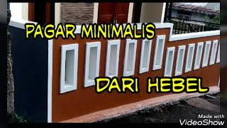 Pagar Minimalis Dari Hebel Unik Terbaru - Desain Interior Exterior