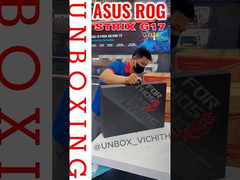 Gaming Laptop Unboxing, Asus ROG Strix G17 #G713RC #rtx3050laptop #ROG #rogstrix #Unboxing #asusrog