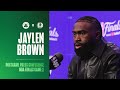 Jaylen Brown Postgame Press Conference | NBA Finals Game 1 vs. Dallas Mavericks