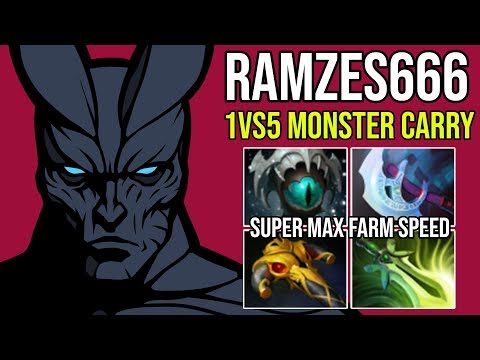 Ramzes666 [Terrorblade] How to Max Farming Speed in 7.21d 870GPM Epic 1vs5 Dota 2