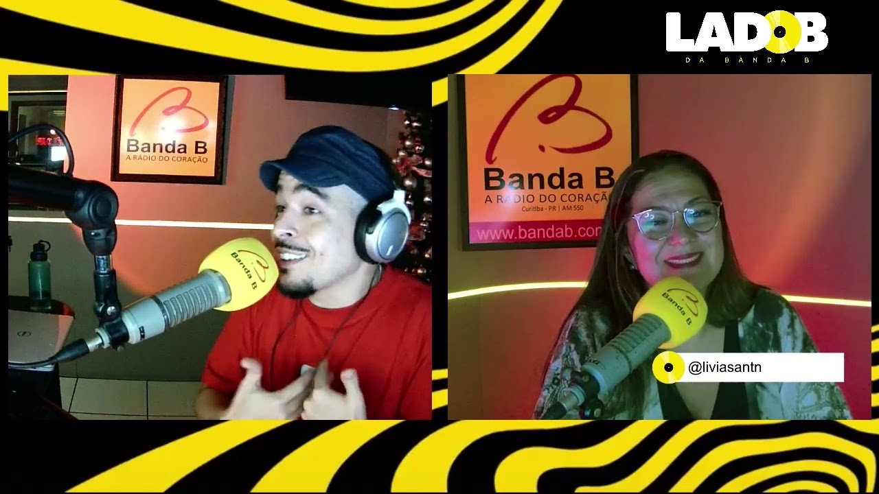 18.11 - Coluna da Chefe Livia Santin no Programa Lado B da Banda B com Vitor Salmazo