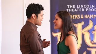 THE KING AND I Tour&#39;s Kavin Panmeechao &amp; Manna Nichols Rehearse &quot;I Have Dreamed&quot;