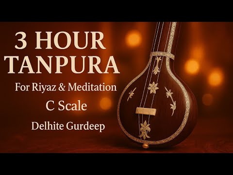 C Scale Tanpura 3 hours Best for singing and meditation