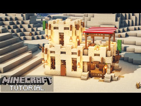 Melthie - Minecraft: How To Build a Desert House (Tutorial)