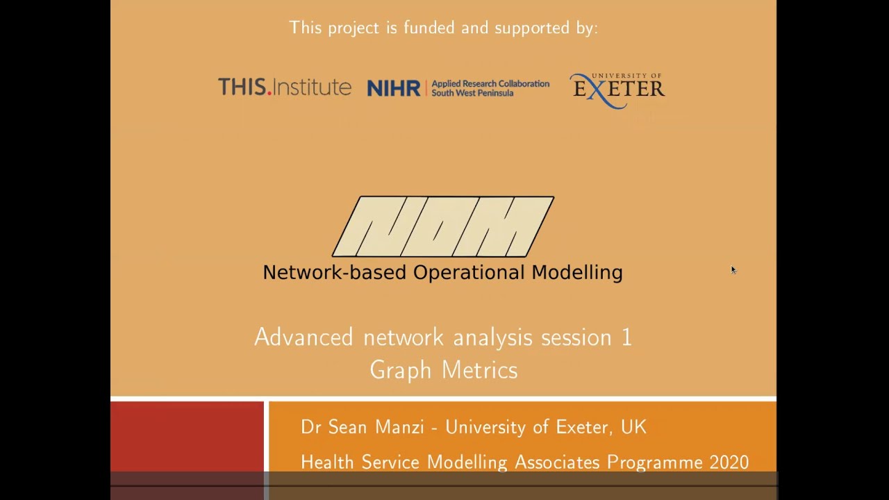 Session 8B: Advanced network analysis 1 - Graph metrics