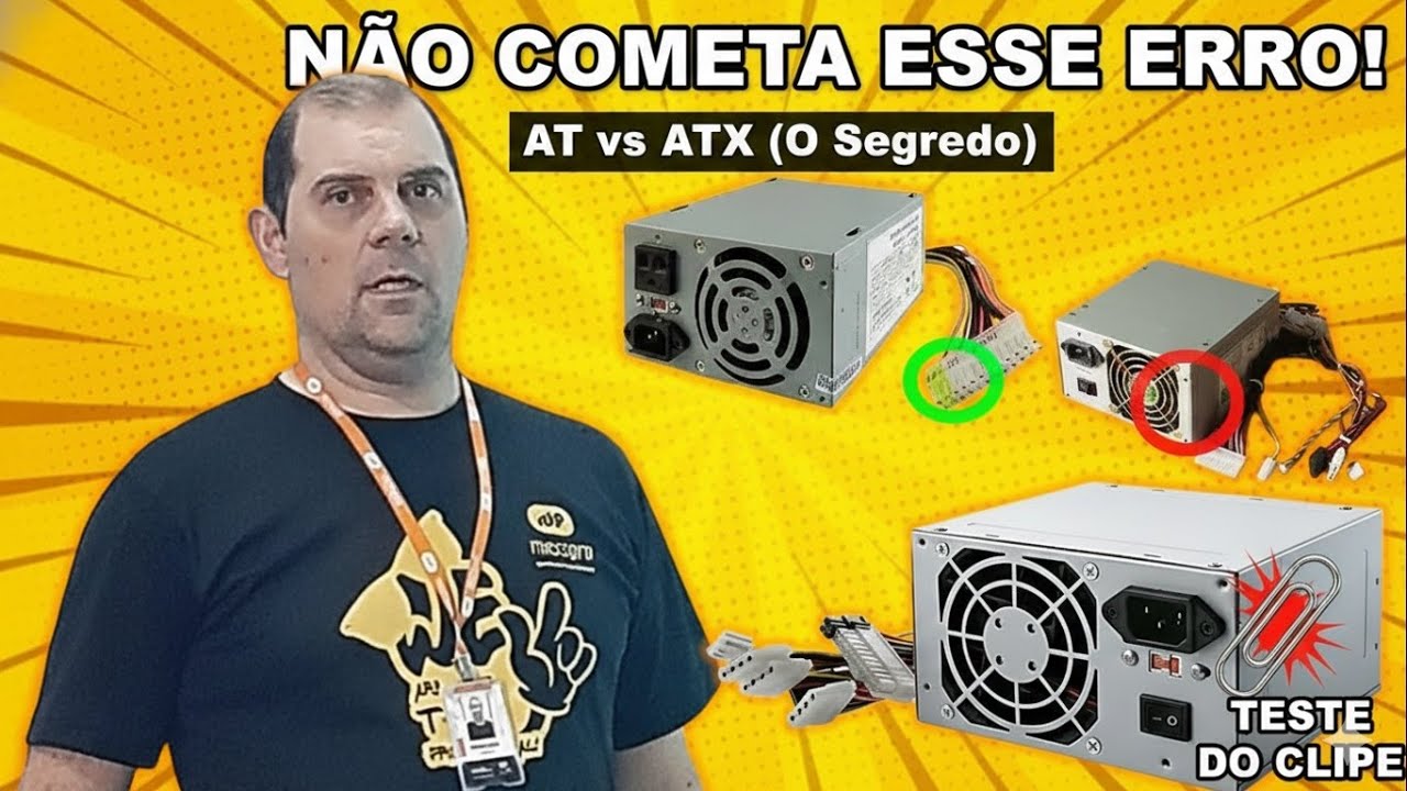 Quais as Diferenças entre as Fontes AT e ATX
