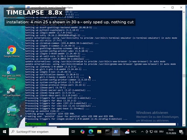 xProject install on WSL