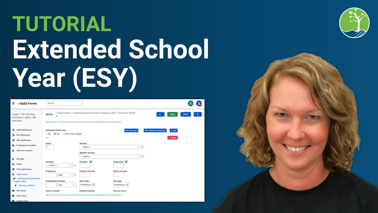 Extended School Year (ESY) (SpEd Tutorial)