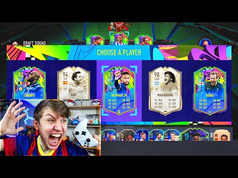 99 NEYMAR IN 195 RATED SUMMER STARS FUT DRAFT!! - FIFA 21