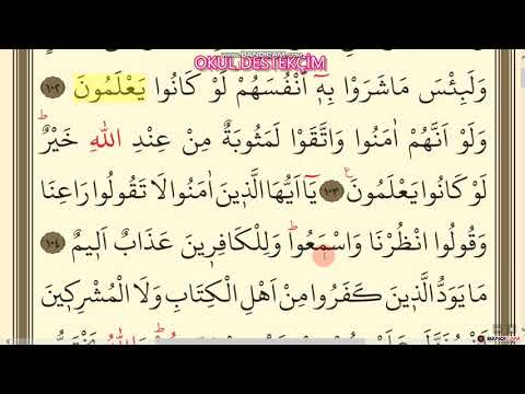 Kur'an Kursu | 30.Ders