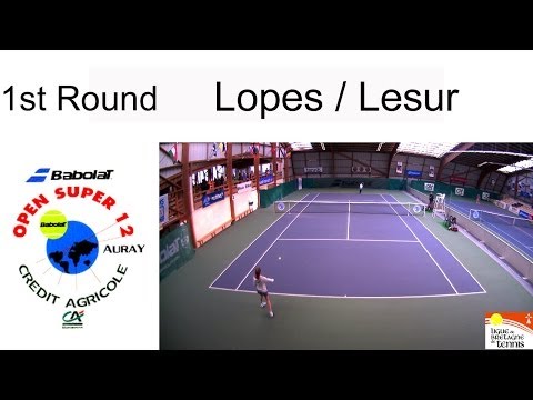 Lopes (POR) - Lesur (FRA)- Open Super 12 Auray - Boys Single Main Draw (Court 3)